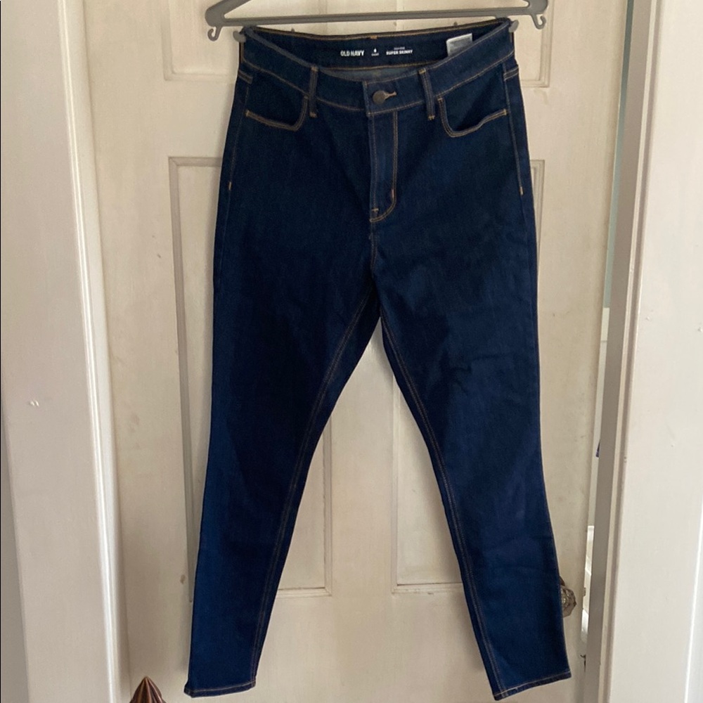 Old Navy Women's Dark Blue Jeans